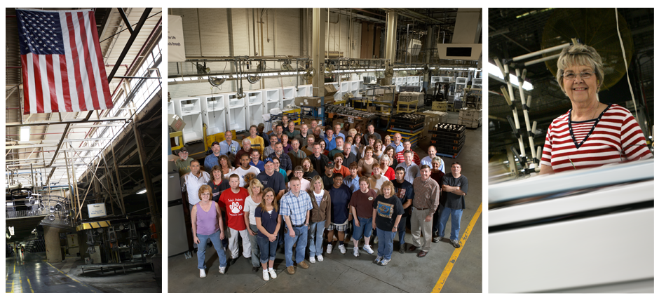 Photo of happy hard working Americans